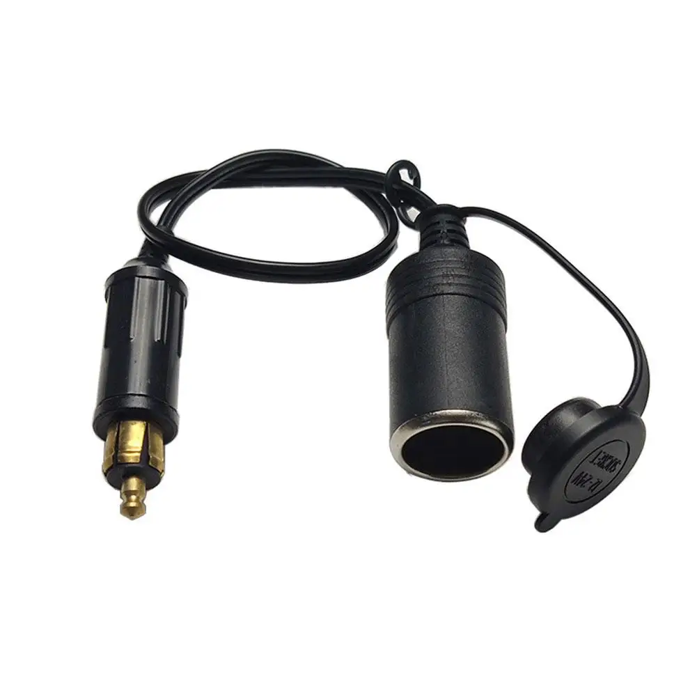 24v to 12v reducer cigarette lighter adapter DC 12V 24V EU Car Male Plug Powerlet Plug European Type Cigarette Lighter  Motorcycles Adapter Power Lead Cable Connector tools