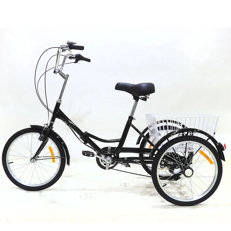 メーカー3輪トライク小型折りたたみ三輪車自転車3輪自転車20インチ格安大人用三輪車