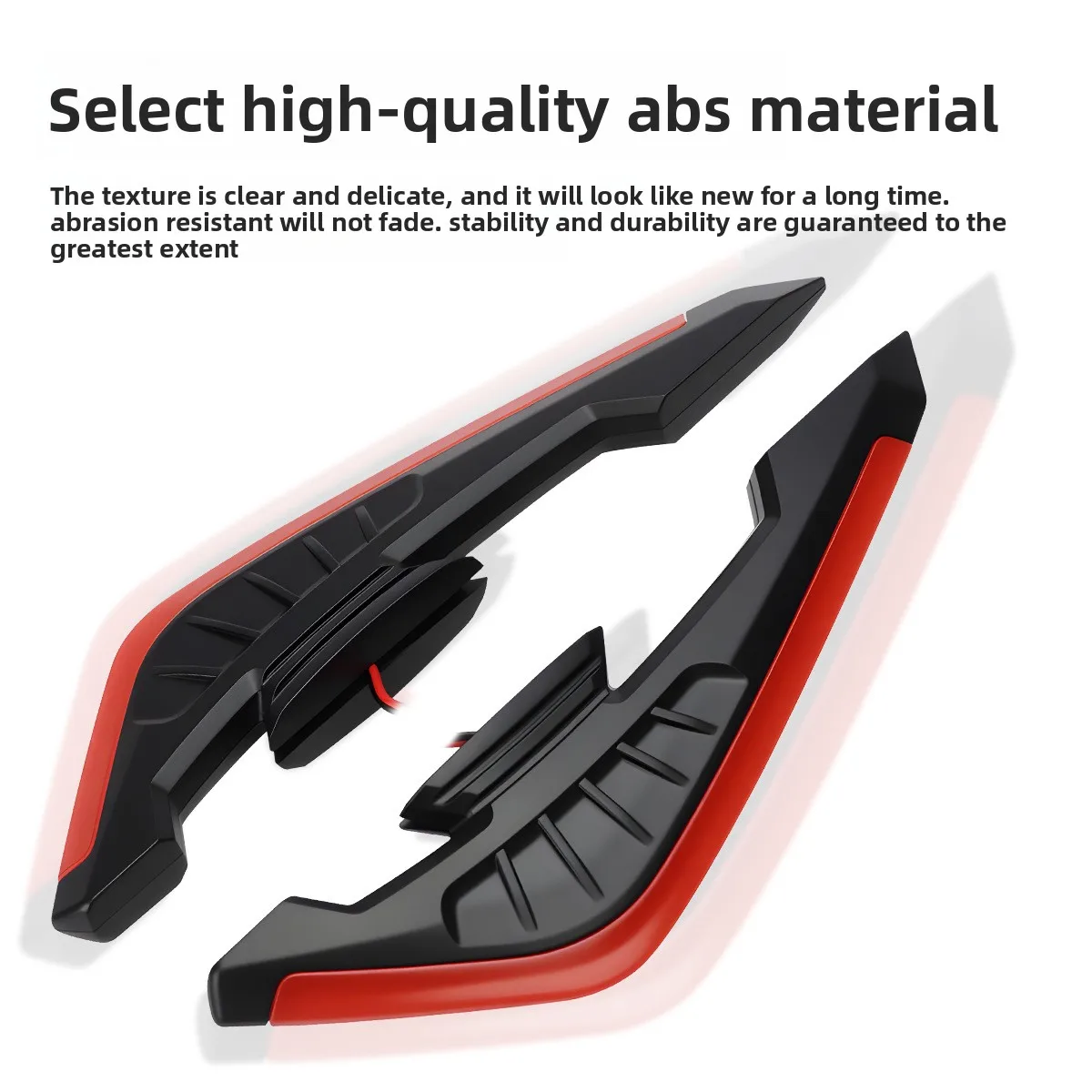 Motorcycle universal modification accessories LED ambient light 12V wind knife decorative light strip light fixed wing