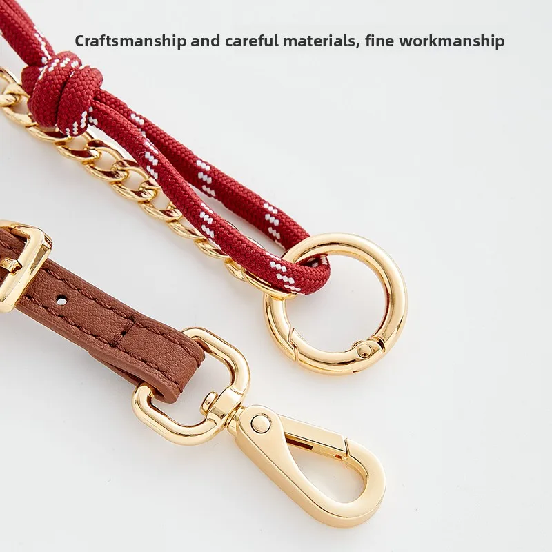 Bag Extension Chain Bag Shoulder Strap for Women Bag Strap No Drilling Underarm Diagonal Cross Bag Modification Bags Accessories