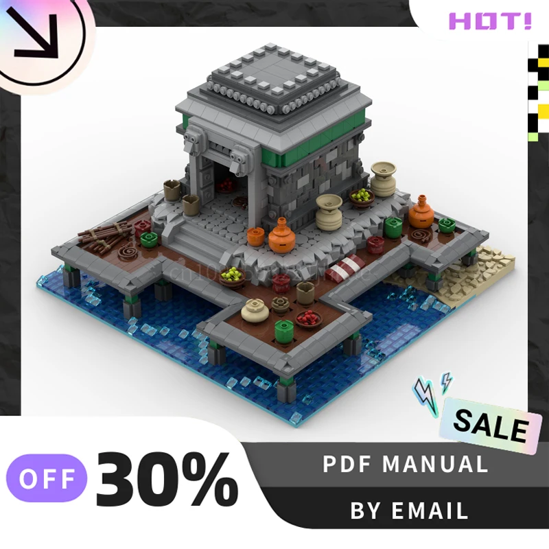 

[2950 шт.] индивидуальная док-станция MOC Empires, креативный набор строительных блоков, игрушки STEM, комплект строительной модели «сделай сам», подарки на день рождения