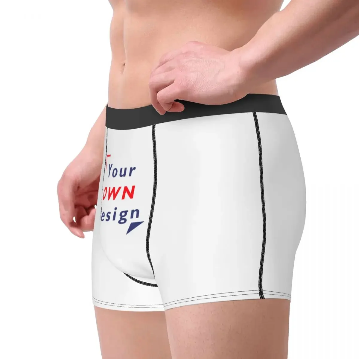 Custom Customize Unique Exclusive Gift Giving Your Own Design Underpants Breathbale Panties Man Underwear Print Boxer Briefs