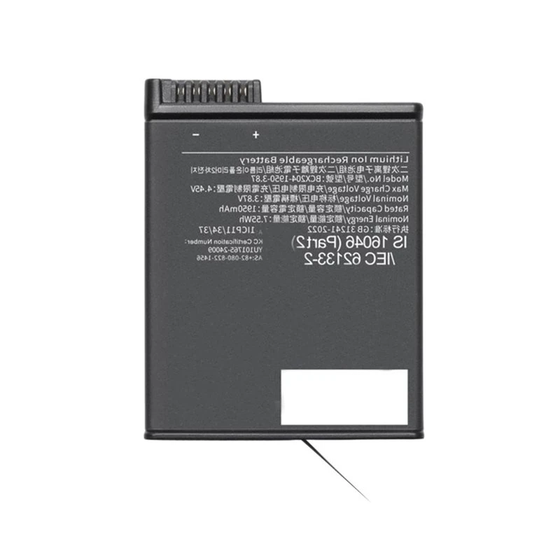 B16C-Backup Power Pack 1950Mah Battery For DJI Osmo 360 Action 6/5 Pro/4/3 High Capacity Replacement Part