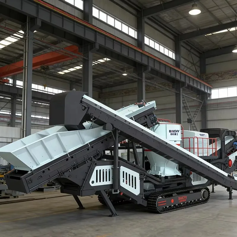 Tracked Crawler Mobile YMCH44 Hydraulic Cone Crusher Plant 220kw Cone Crushing Equipment for Mining Quarry Aggregate Stone
