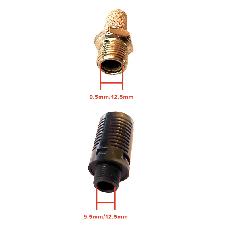 Five-Way Pneumatic Valve Silencer For Car Wheel Tyre Changer Tire Bead Breaker Foot Padel Switch Muffler Fitting Parts