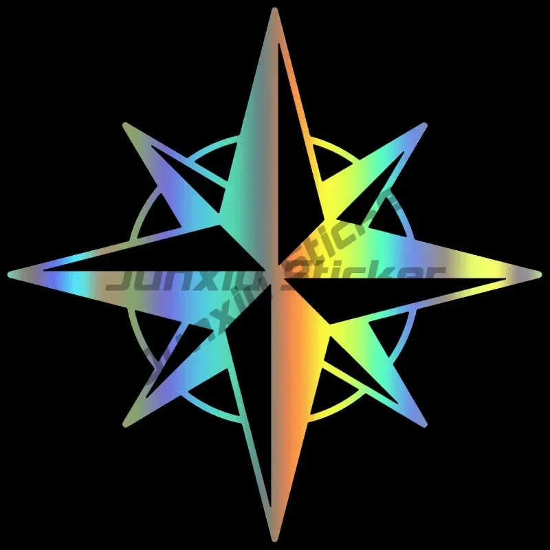 New Design in Various Colors Sizes Octagonal Star Scratch Decals on Car Decals and Vinyl Decals