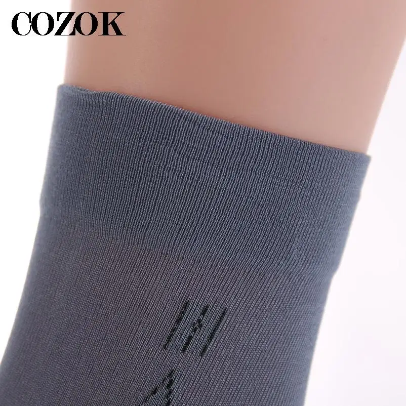 5 Pairs/lot High Quality Men Silk Navy Black Socks Summer Autumn Transparent Business Casual Men Dress Suit Formal Middle Socks