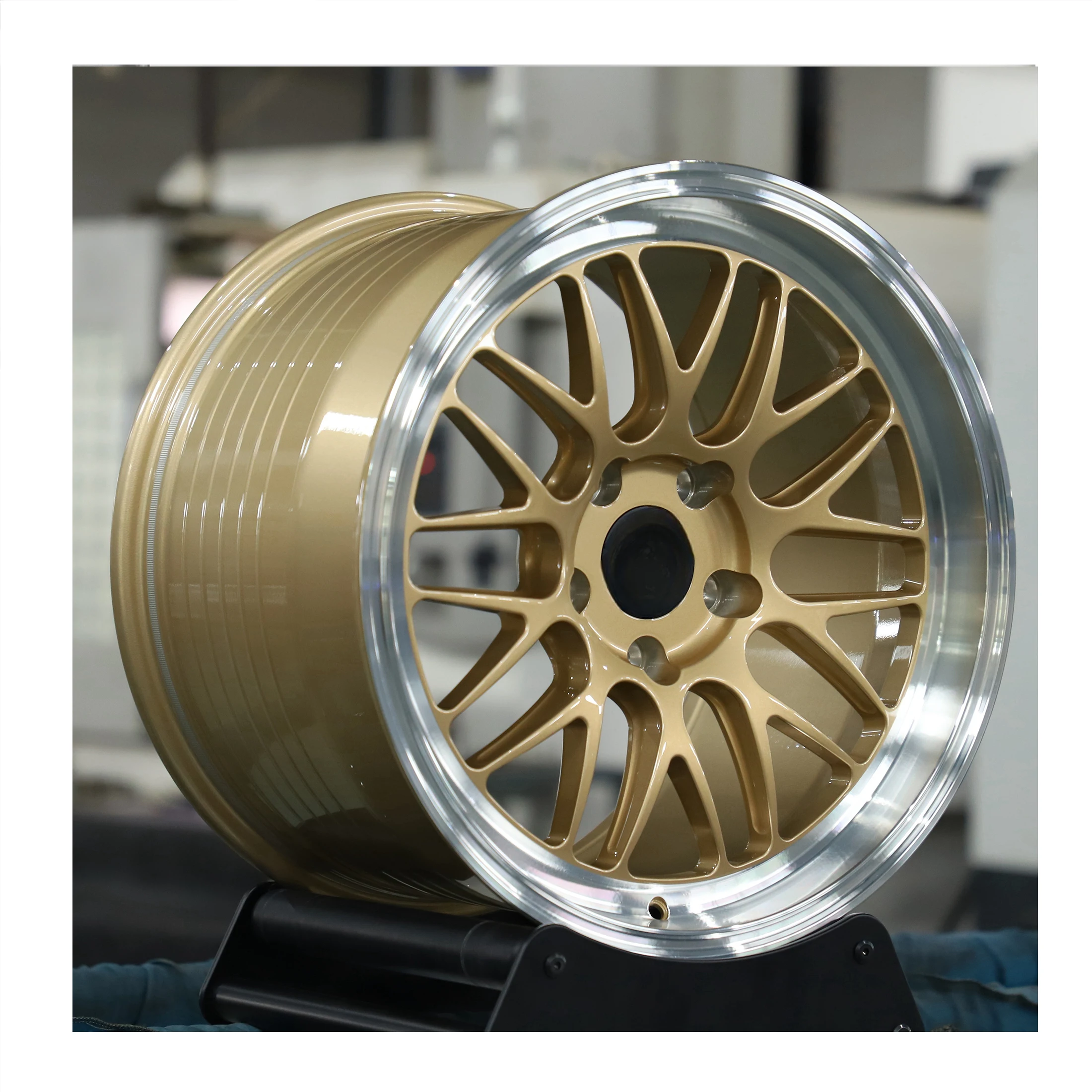 

Индивидуальные 6061T6 ML-10RT полностью кованые алюминиевые колеса для пассажирских автомобилей BMW GTR 5x114,3 5x112, свернутые сбоку спицы и уменьшенные Wei