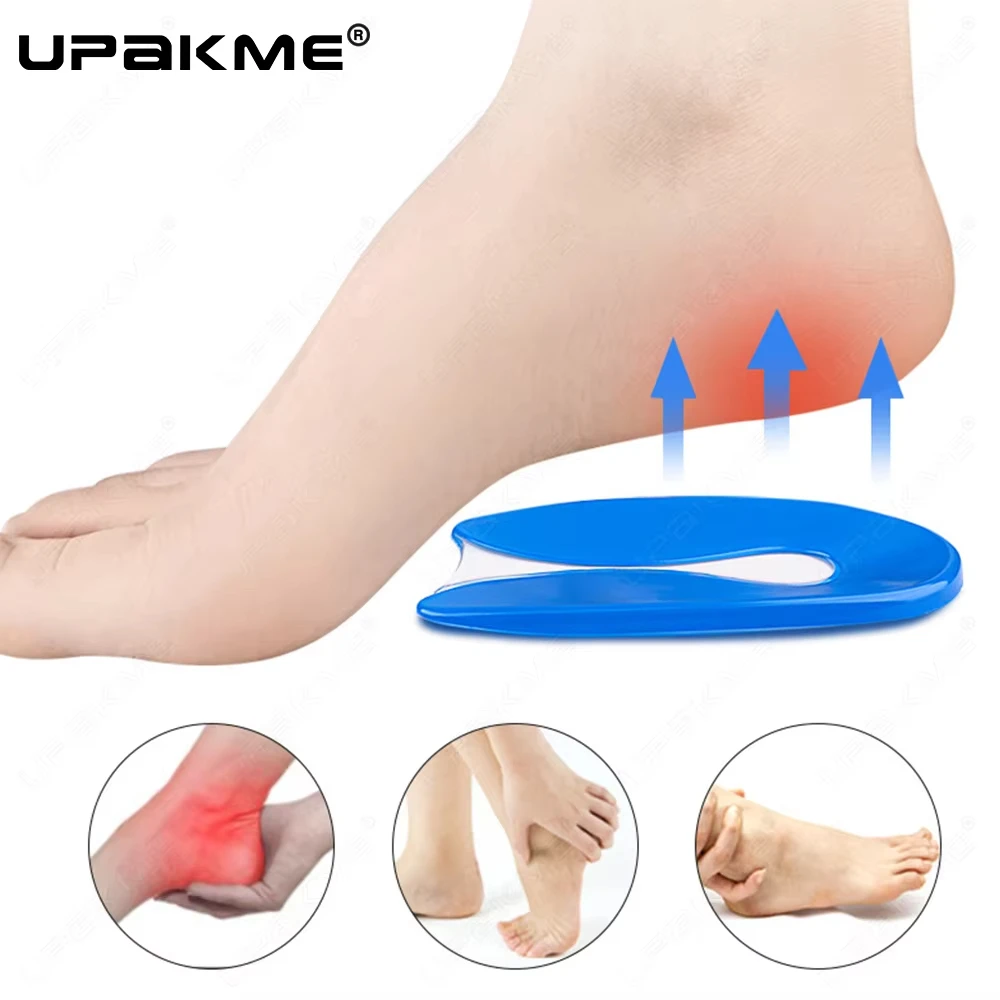 Soft Gel Heel Orthopedic Insole Pad for Plantar Fasciitis Heel Cup for Calcaneal Pain Health Feet Care Support Spur Feet Cushion