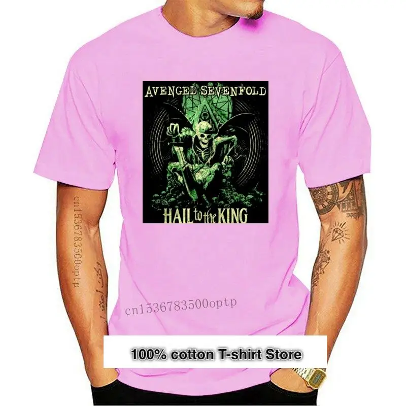 Camiseta oficial Avenged Sevenfold En Vie, granizo al rey, séptima trompeta, malvado