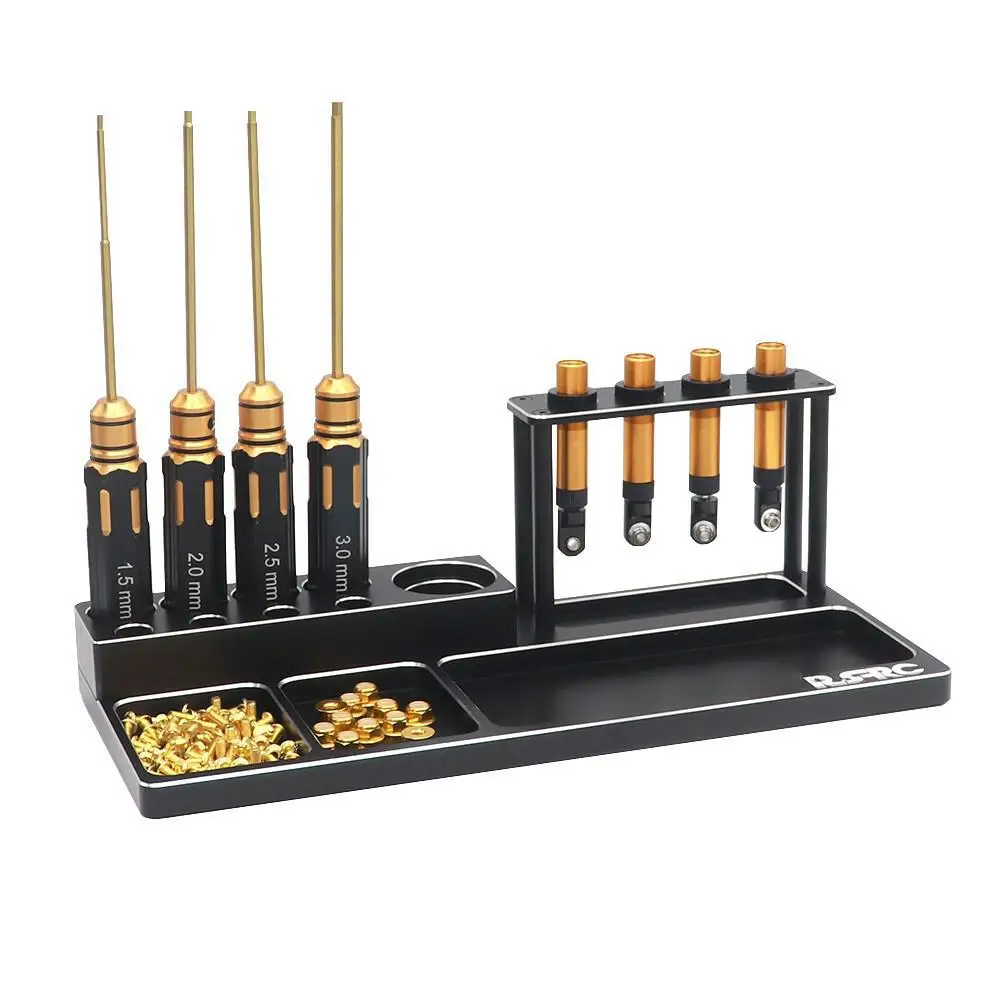 

Screwdriver Organizer Tool Holder RC Tools Shock Absorber/Screw Stand for RC Cars Drones Helicopters Airplanes Boats Models