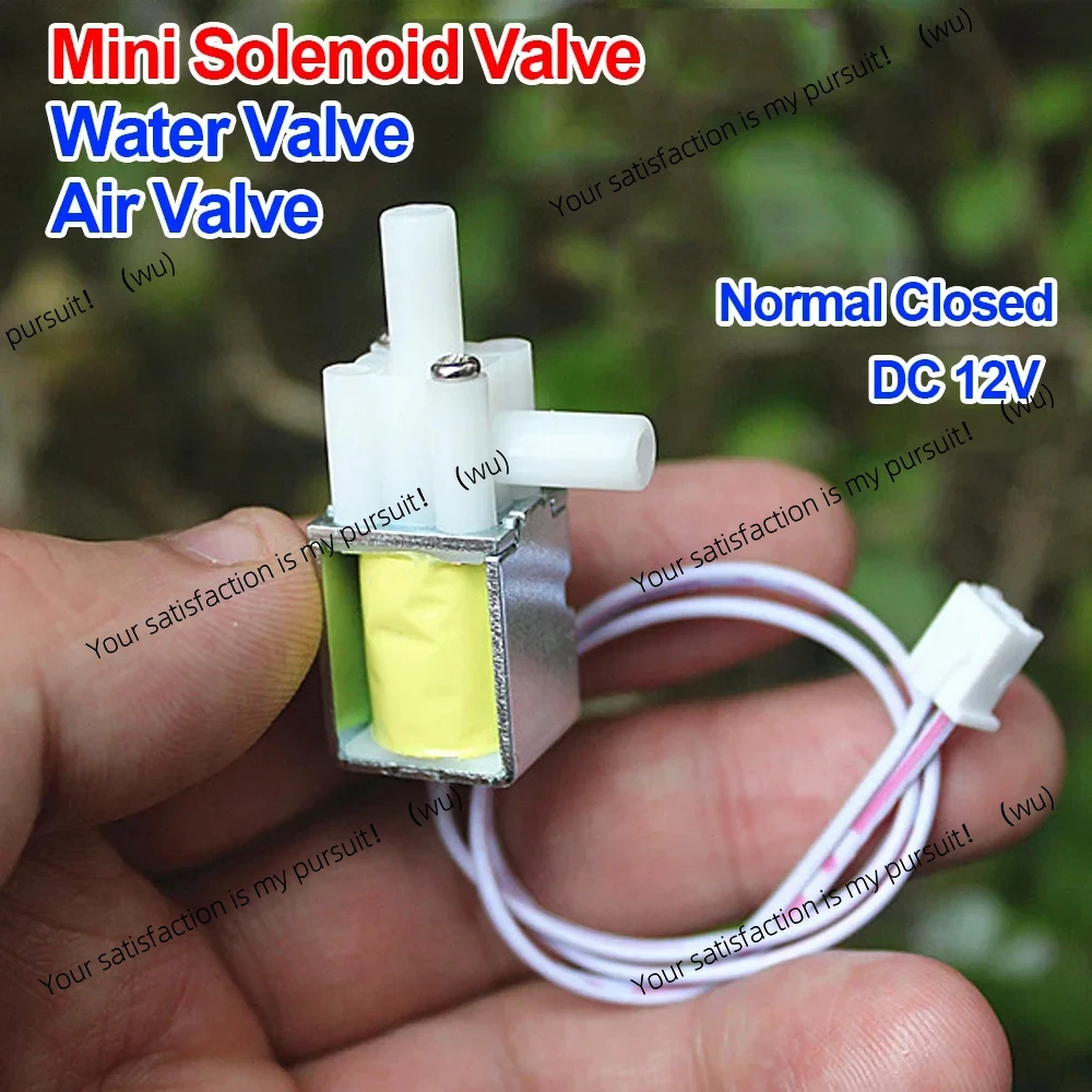 DC 12V normally closed micro solenoid valve, solenoid water valve electric exhaust valve