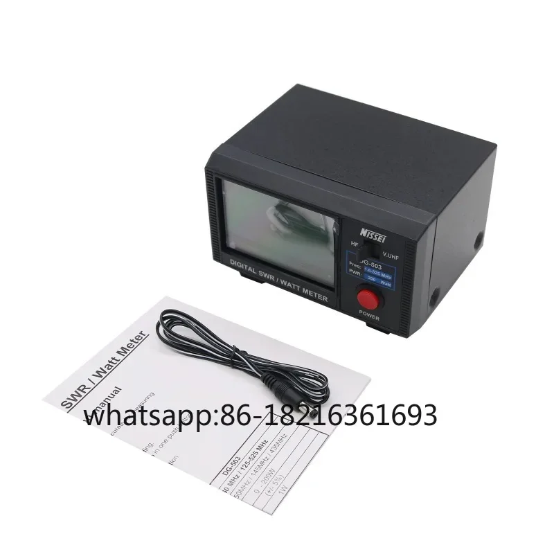 

DG-503 Цифровая двусторонняя радиосвязь Walkie Talkie SWR WATT-метр с ЖК-дисплеем 3,5 дюйма