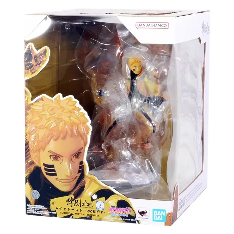 Bandai Original BORUTO Anime Figure Figuarts Zero Uzumaki Naruto Action Figure Toys for Kids Gift ornamenti modello da collezione