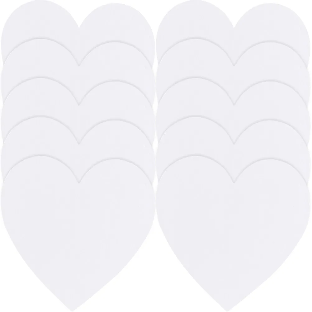 10Pcs Blank Drawing Panel Heart Shape Oil Paint Board for Art Students and Beginners Boards for Painting Stretched Canvas
