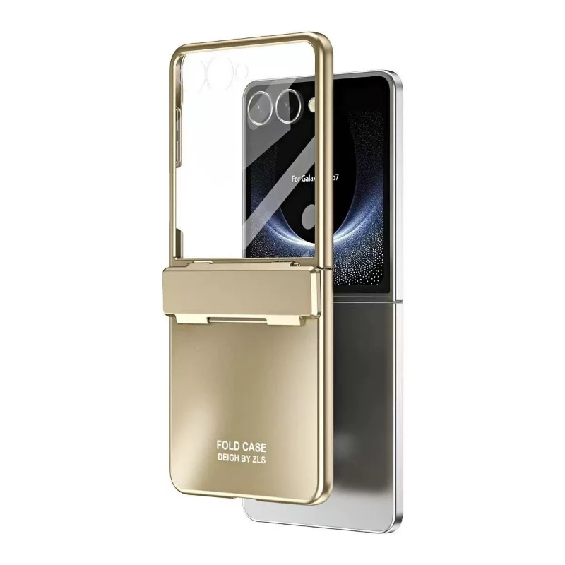 Schutzgehäuse mit Scharnierschutz für Samsung Galaxy Z Flip 8 7 6 5 4 3 Stoßfeste galvanisierte Schutzhülle Z Flip7 Flip6 Flip5