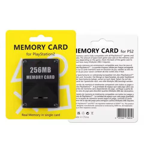 256MB Memory Card Game Save Saver Data Stick Module for Sony PS2 PS for Playstation 2 with box package