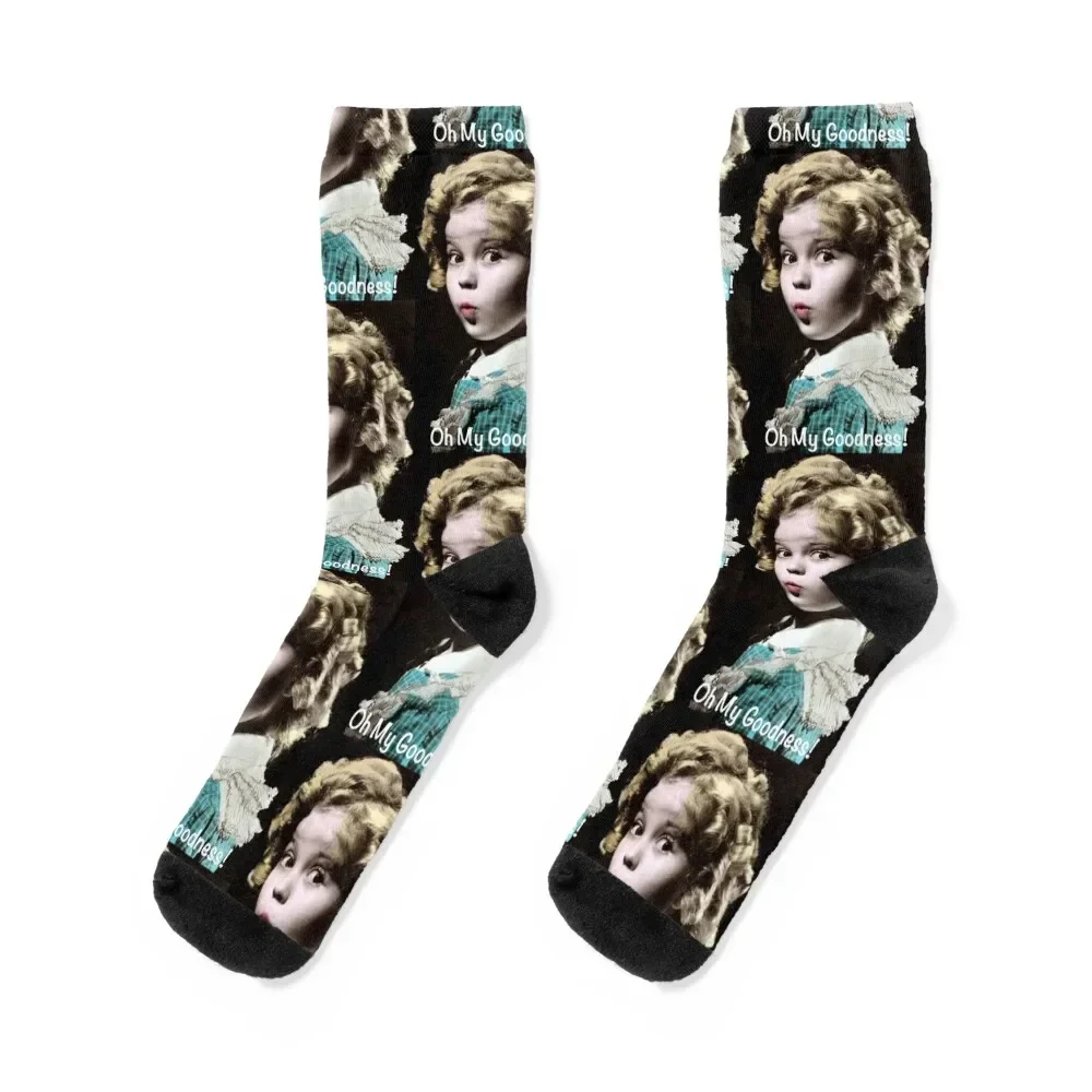 Shirley Temple Oh My Goodness Socks anti slip football funny gifts football Socks Woman Men's