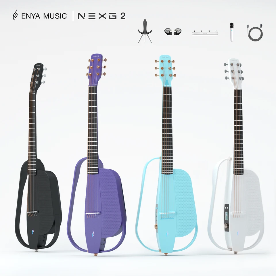Enya NEXG 2 All-in-One Smart Audio Guitar Acoustic-Electric Carbon