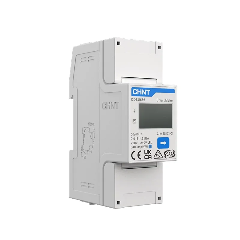 CHINT DTSU666-G 250A/50mA,250A/50mA RS485 ModBus Household Electronic Din Rail Power Meter