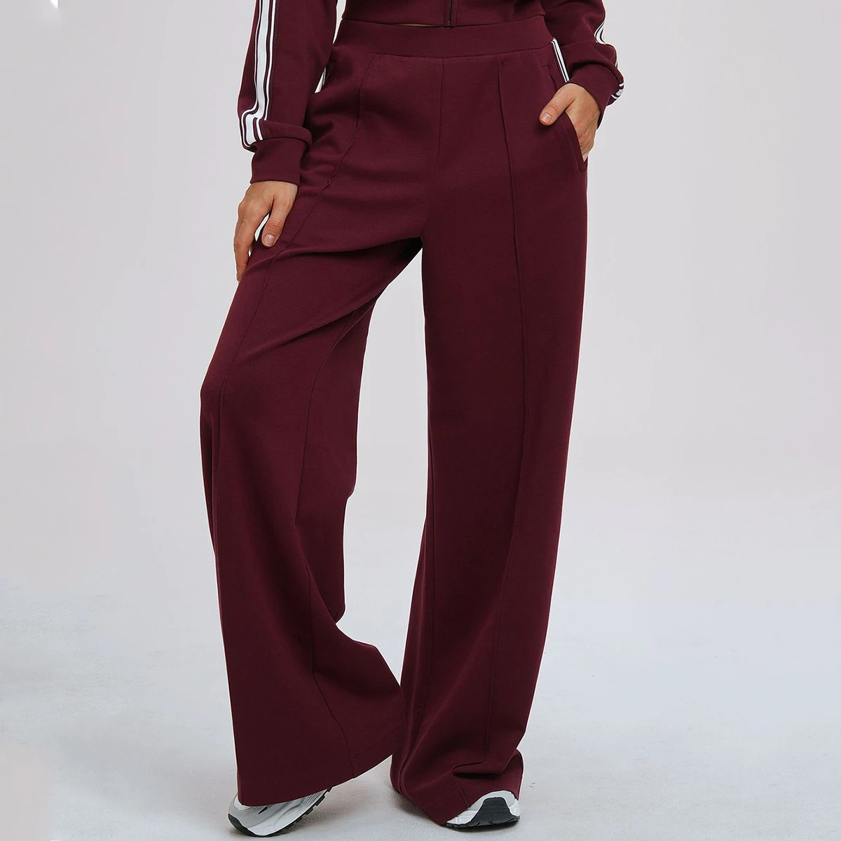 

Спортивные брюки прямого кроя для женщин, широкие брюки, дышащая одежда для йоги и фитнеса, универсальные повседневные брюки для альпинизма