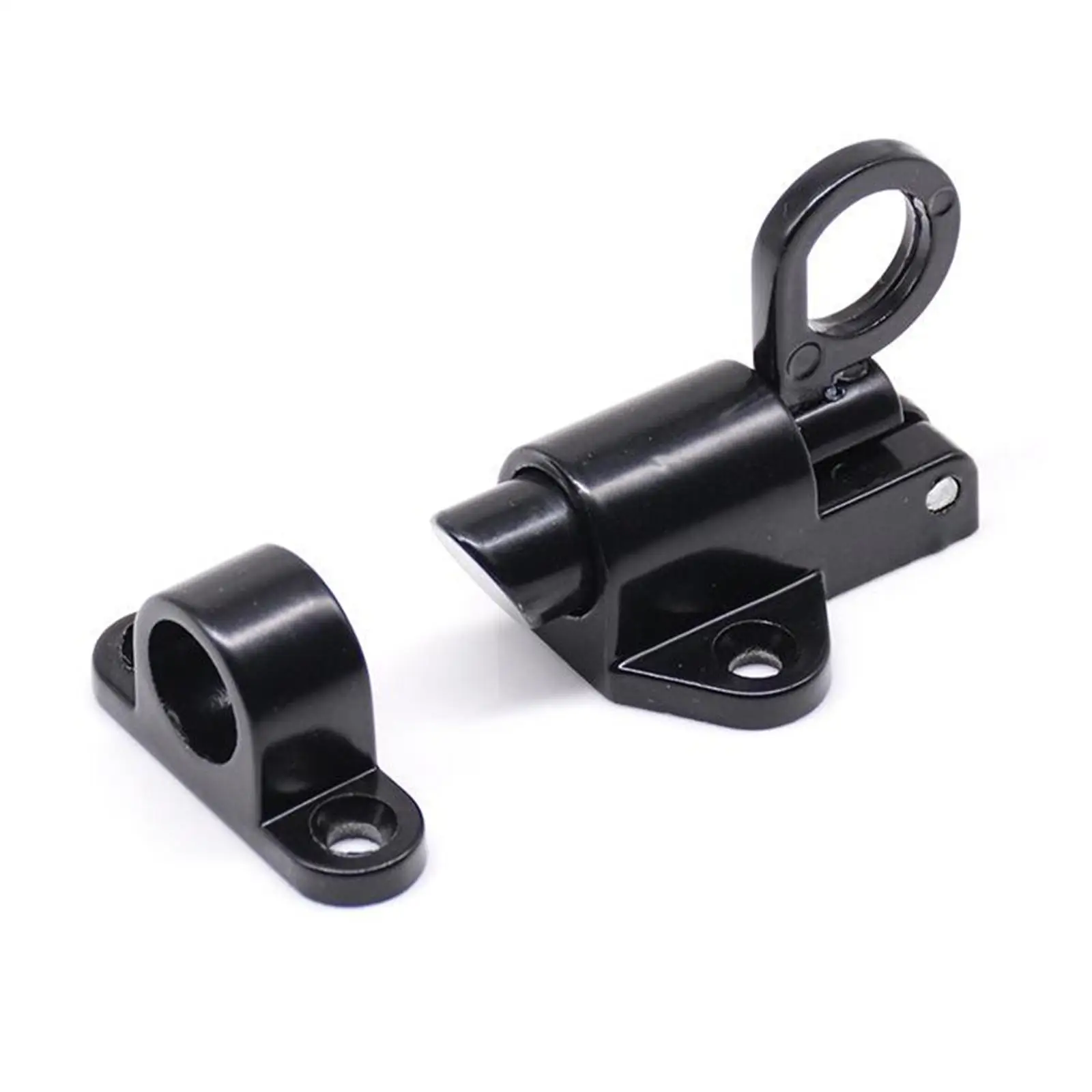 Picture 4: 2x 2-Pack Window Cabinet Pull Spring Load Automatic Door Latch Lock