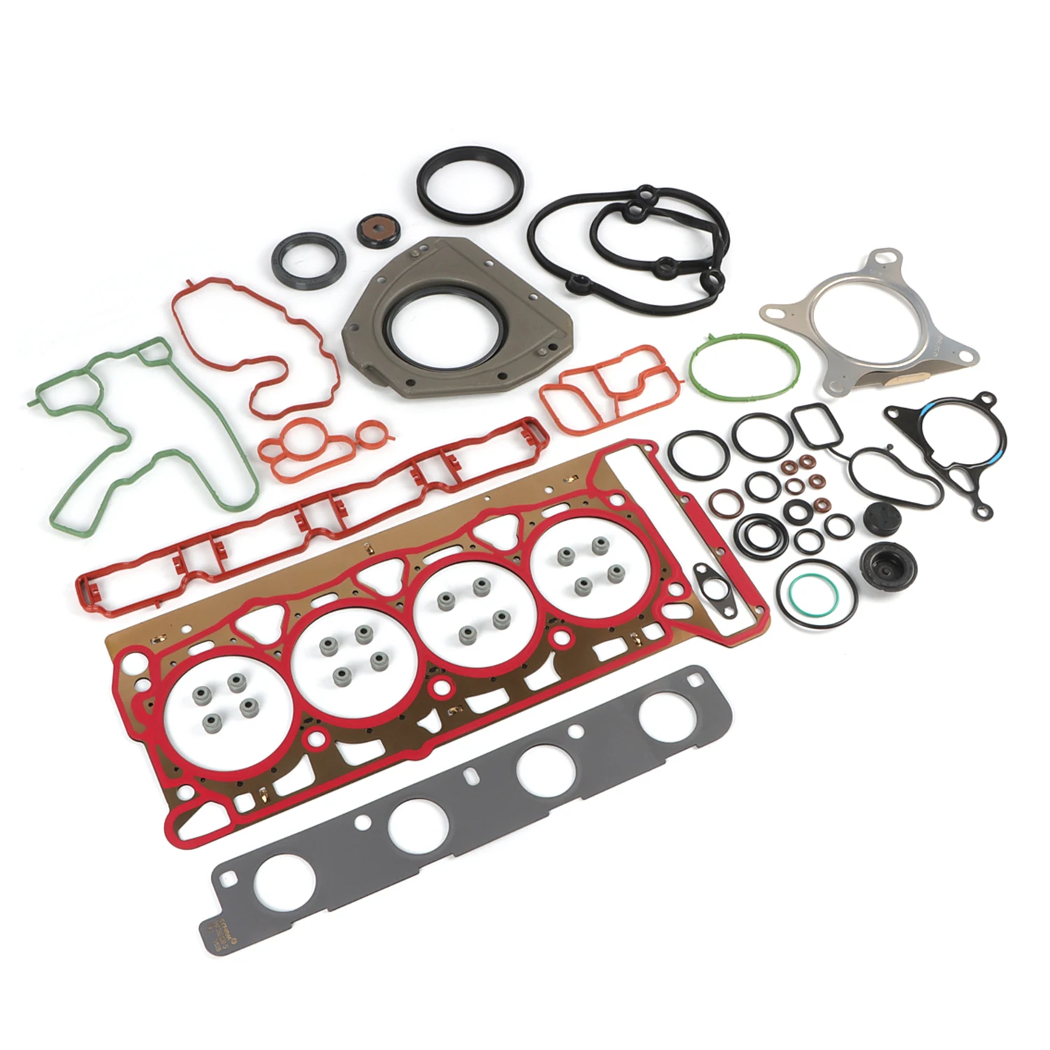 Ea888 1 conjunto 1.8t revisão do motor reconstruir pistão & anel kit de sincronização para vw audi golf seat skoda bzb cda cdh cab Ø21mm 82.5mm