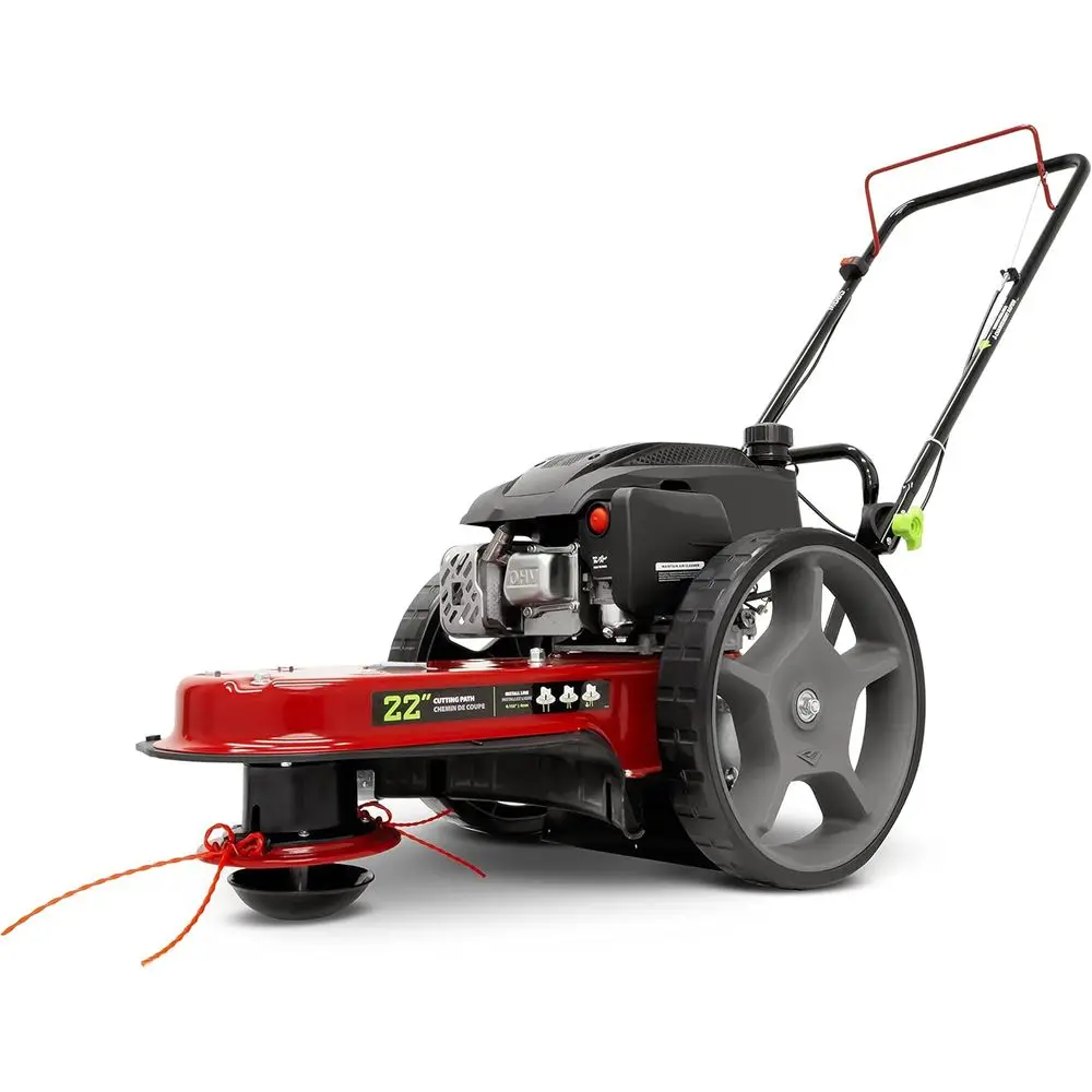 160cc 바이퍼 엔진 22인치 보행형 잔디깎이, 14인치 펑크 방지 타이어, 간편 설치, 조절 가능한 핸들