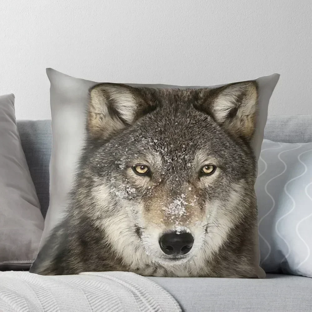

Animal Print - wolf by Aariv Throw Pillow Sofas Covers christmas decorations 2025 Decorative pillowcase pillow