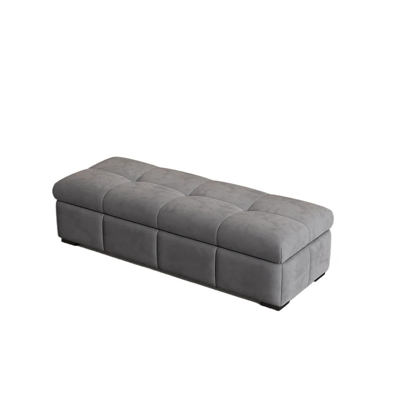 

Light Luxury Bed End Stool Minimalist Cream Coat Room Storage Sofa Stool Clothing Store Rest Long Bench Living Room Furniture