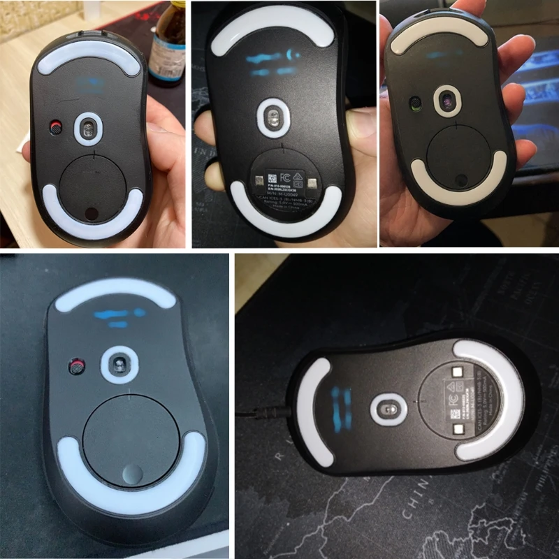 for G403 G603 G703 Mouse Skate Stickers Rounded Curved Edges Feet B0KA