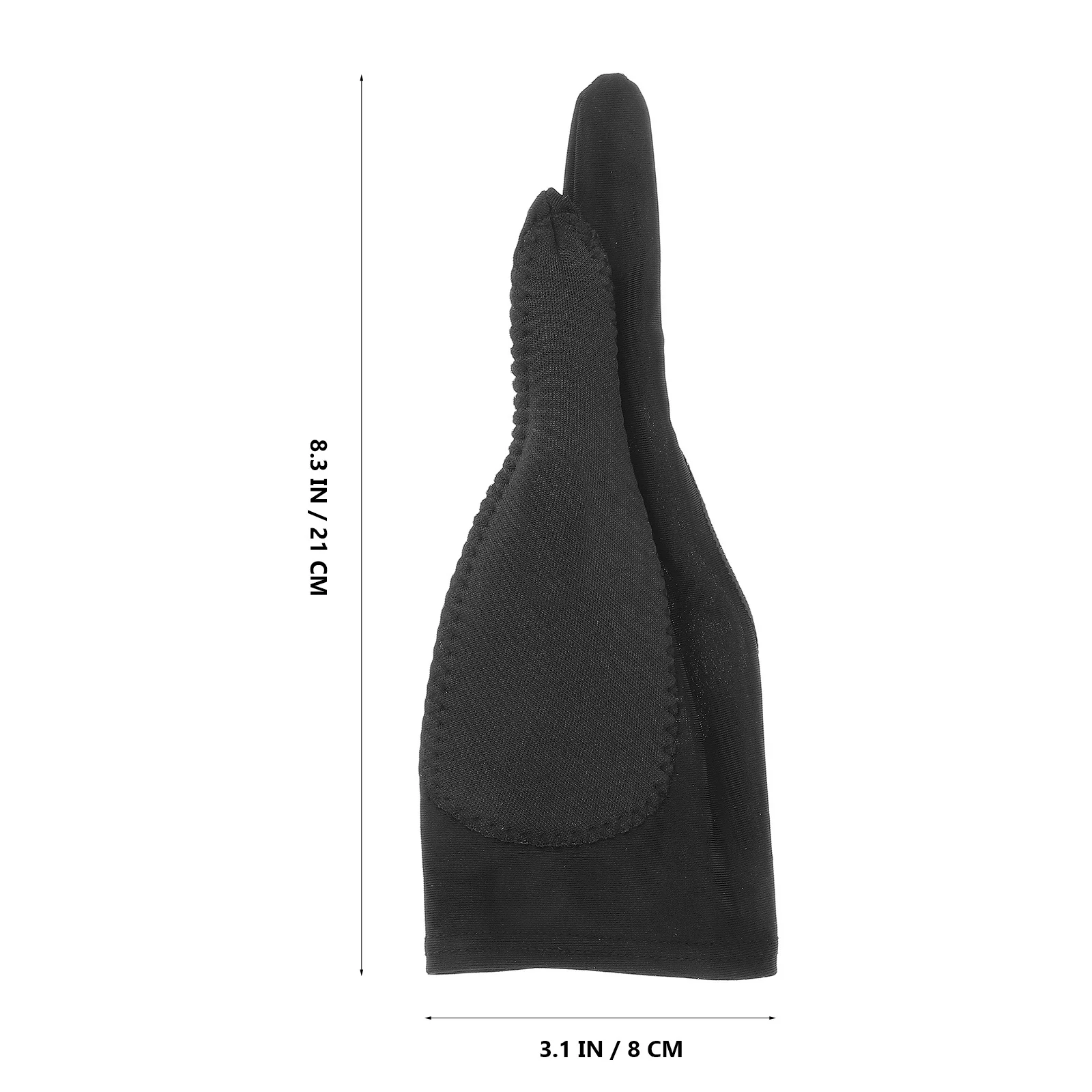 Gant de dessin à 2 doigts, gant de créateur d'artiste, confortable, respirant, Anti-taches, pour tablette, croquis, pour l'art numérique