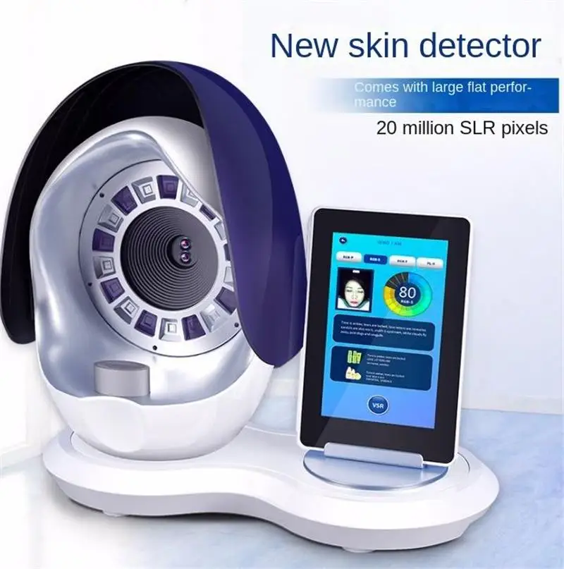 Skaner skóry 3D, analizator pielęgnacji twarzy, monitor, magiczne lustro, przenośny tester, tester angielskiego