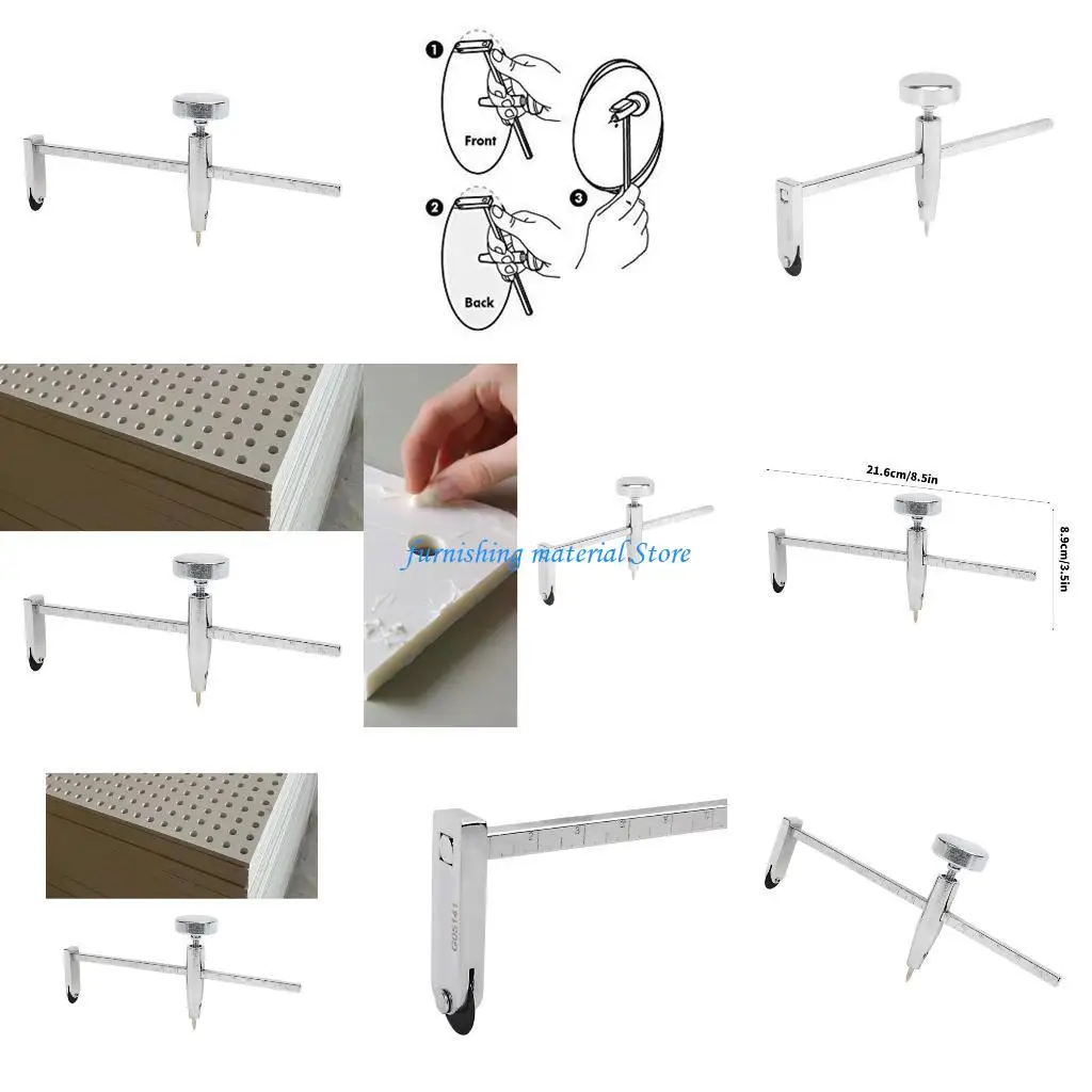 

Y5GD Professional Grade Iron Hole For Plasterboard Installation Professional Renovations With Anti Slip Handle Design