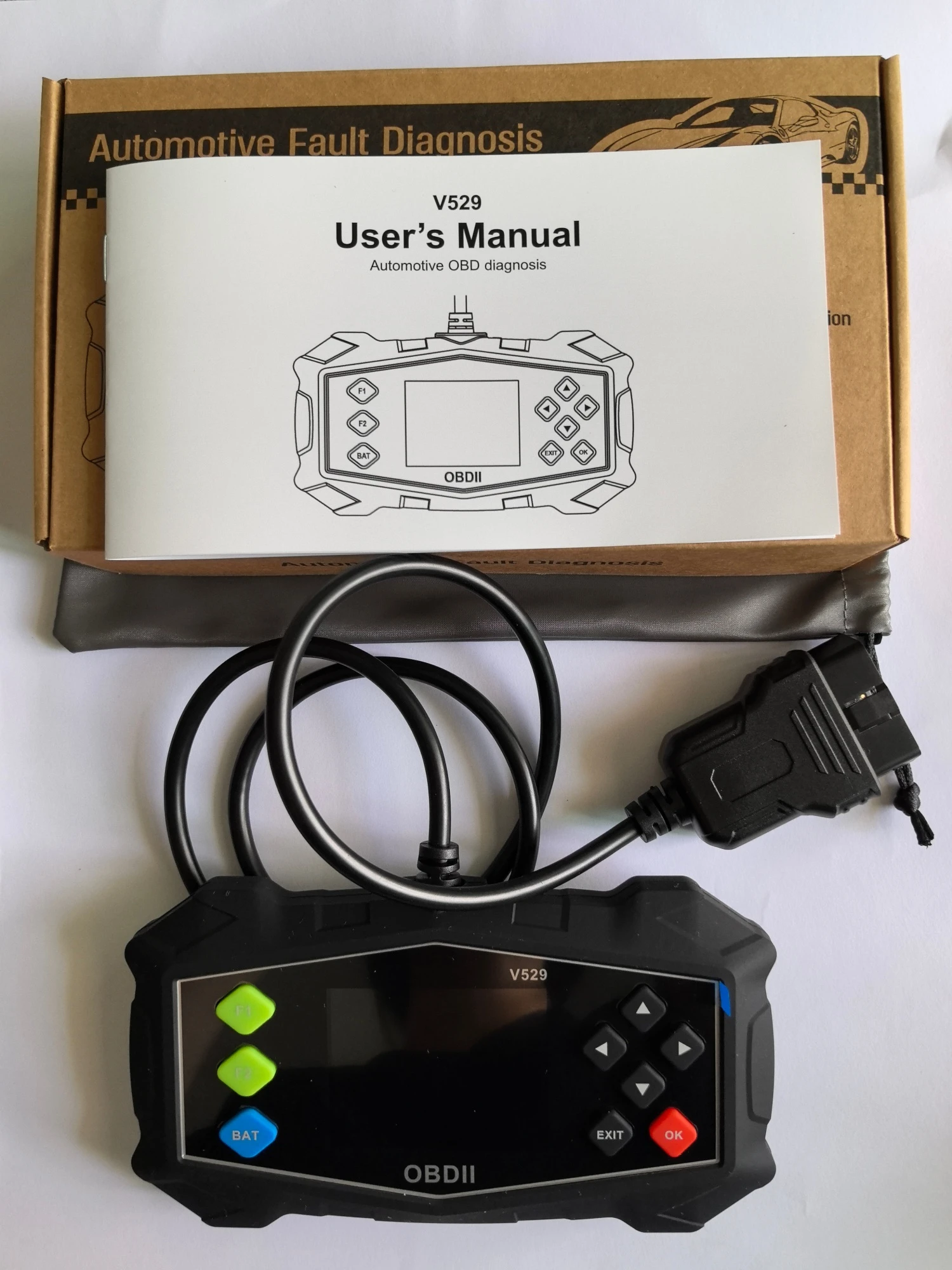 

V529 Universal OBD2 Car Scanner Engine Automotive Diagnostic Tools Fault Code Reader Automotive ObdII Diagnostic Instrument