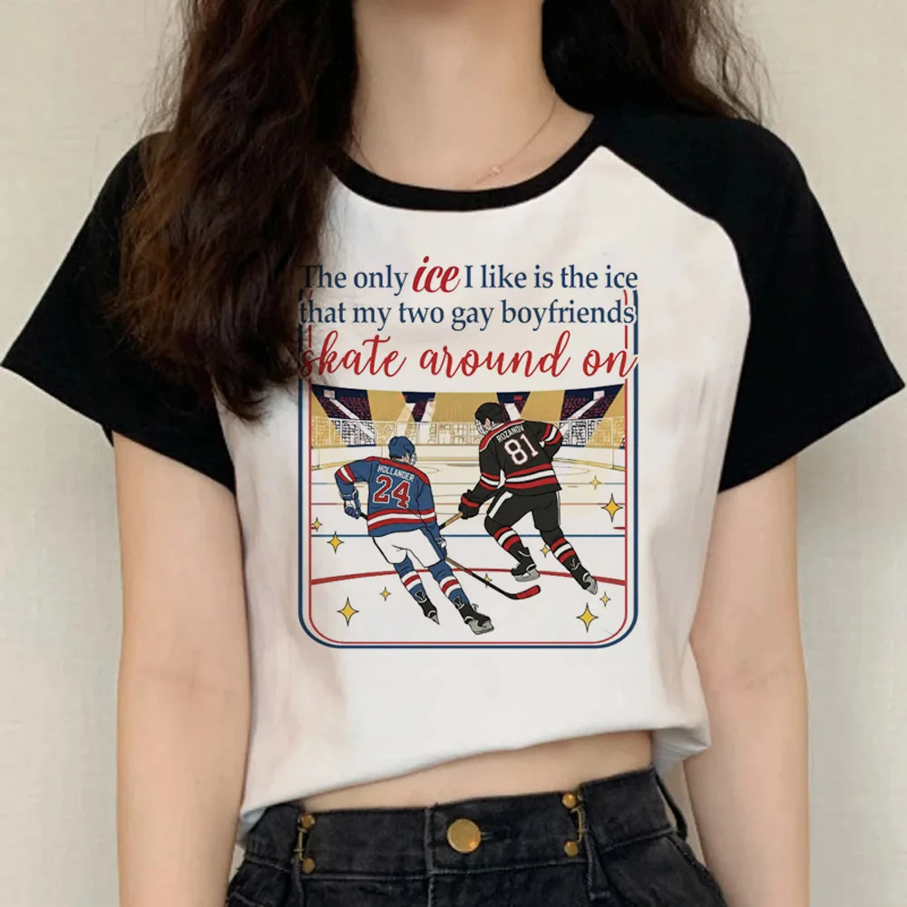 Shane Hollander‌ 24 Ilya Rozanov 81 Heated Rivalry T Shirt Women Men Kawaii Cartoon Graphic Tees Top Harajuku T-shirt