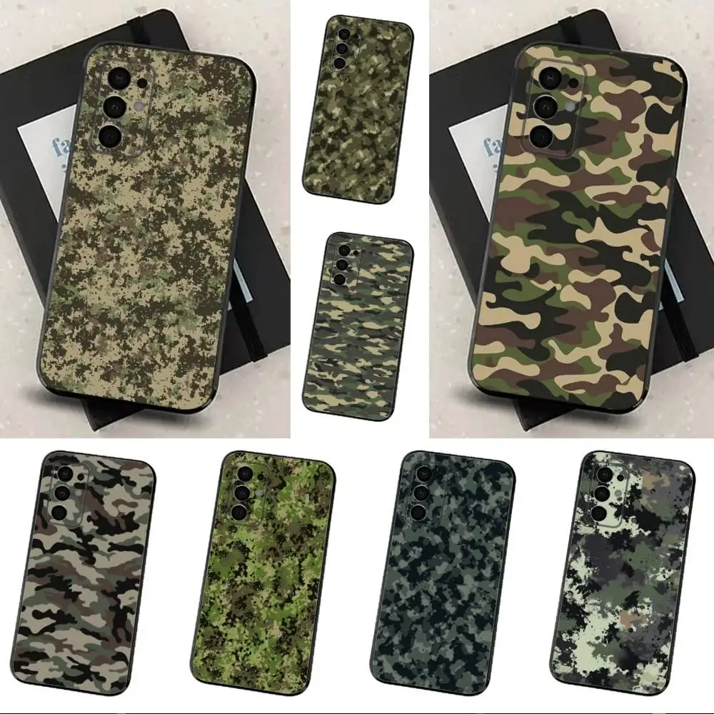 

Camouflage Art Army For Samsung Galaxy A73,31,Note,22,71,53,32,72,41,8,9,52,J7,Soft Black Silicone Cover Case