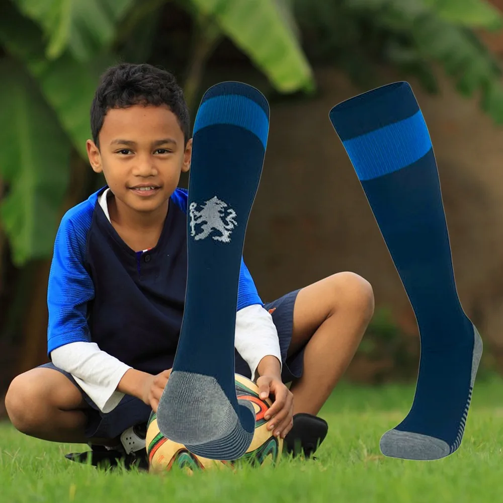 Long Kids Football Socks Towel Bottom Breathable Extra long Stockings Over The Knee Sports Stockings Boys And Girls