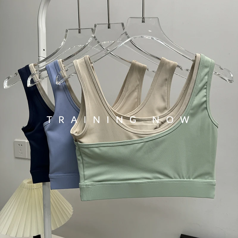 

Спортивный бюстгальтер женский фитнес-бег противоударный пуш-ап одежда для йоги топ универсальный красивый жилет стильный бюстгальтер пуш-ап