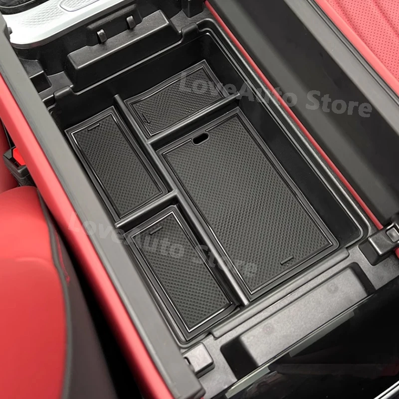 

For Chery Exeed RX 2023 2024 Car ABS Central Armrest Storage Box Container Stowing Tidying Decorative Accessories Cover