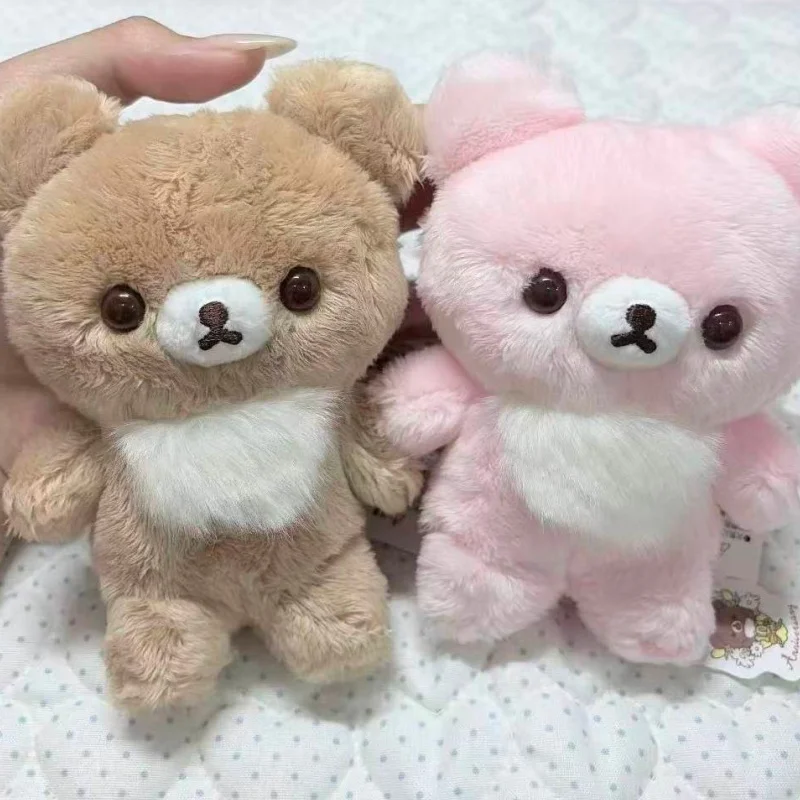 

Новая плюшевая игрушка Rilakkuma (Рилаккума) к 10-летию: милый розовый мишка-чайроикогума, мультяшный розовый плюшевый медведь, подарок на день рождения