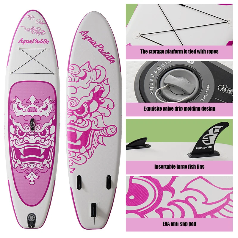 حجم مخصص قابل للنفخ SUP - لوح ركوب الأمواج المتين لجميع الأعمار #5