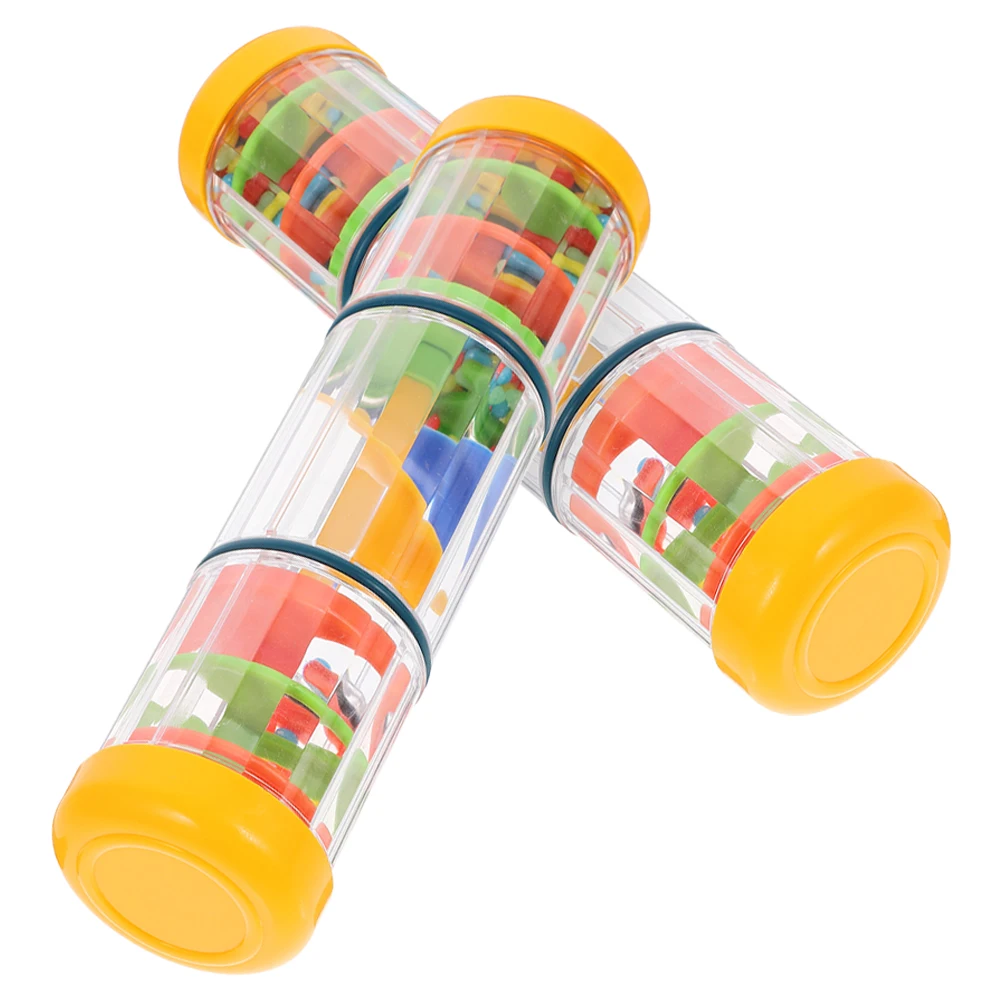 

2pcs Rain Sound Kids Musical Instrument Cognitive Rainstick Shaker Educational Plaything For Toddlers Children Gift