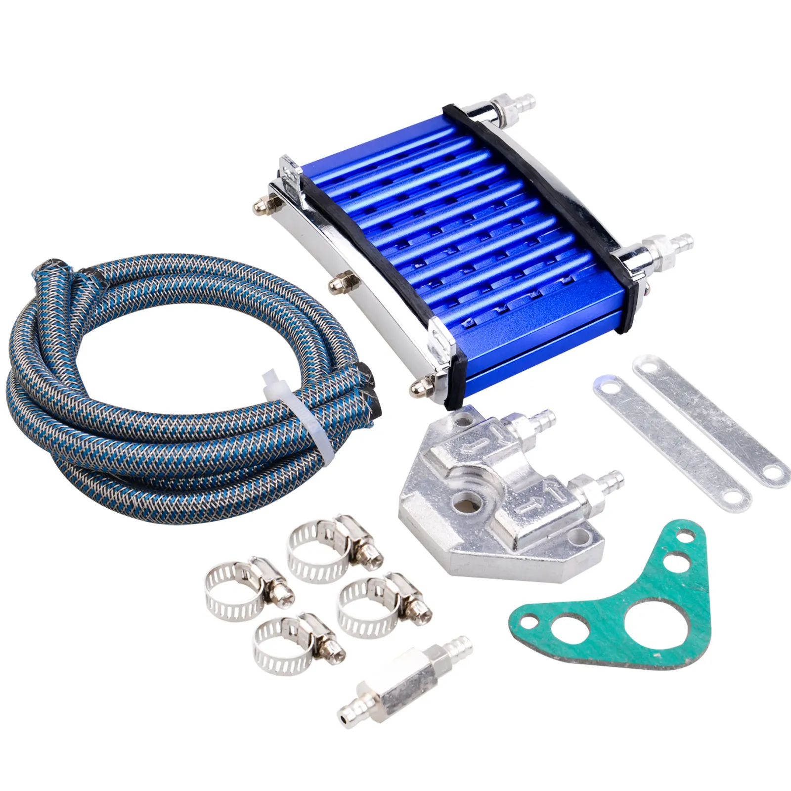 Motorcycle Engine Oil Cooler DIRT Pit Soil Bike Radiator Cooling ATV Quad 50/70/90/110/125/140/150cc