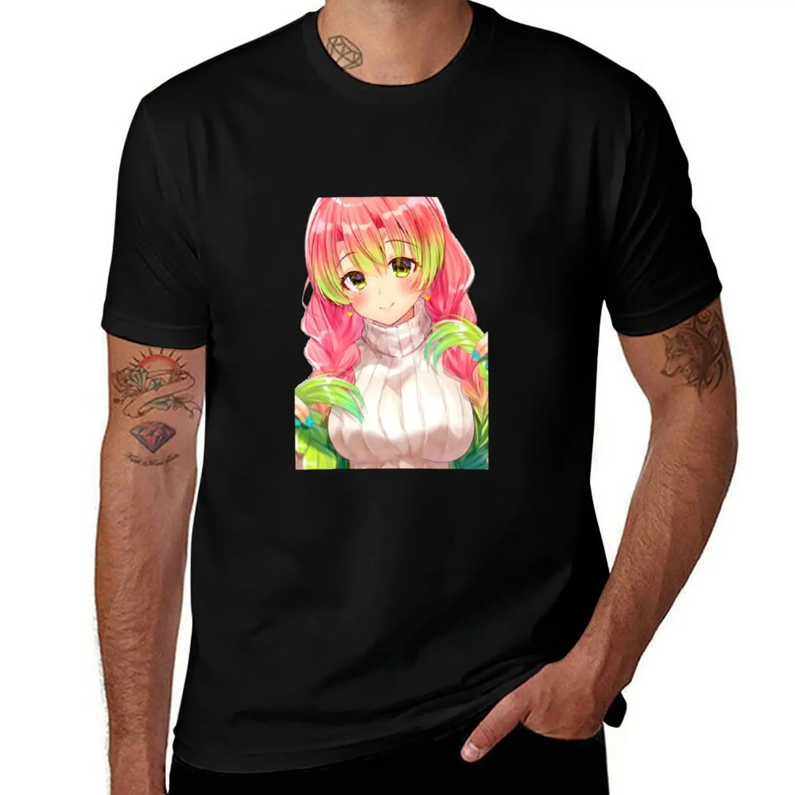 

Mitsuri Kanroji T-Shirt graphic tee shirt customs design your own shirts graphic tee mens designer t shirt