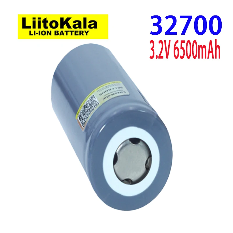 100% original LiitoKala 3.2V 32700 6500mAh Li-On rechargeable electric tool/electric scooter/outdoor lighting battery