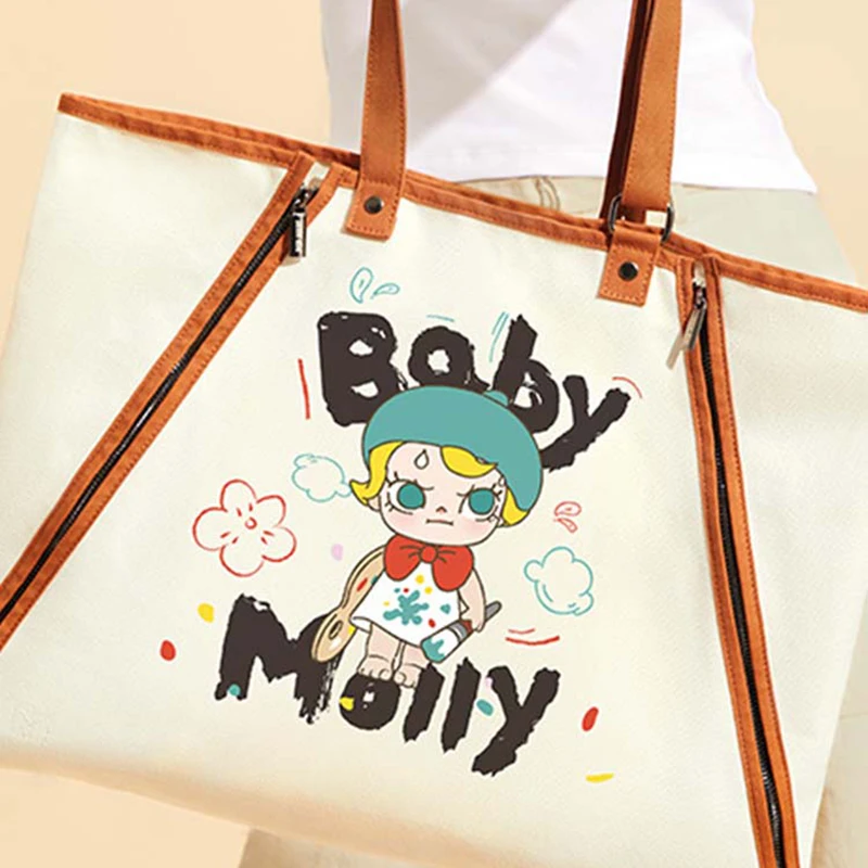 

POPMART BABY MOLLY When I Was Three Collection Shoulder Bag Peripheral Gift Storage Bag