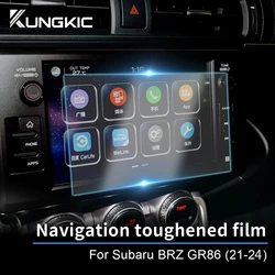 Car Navigation Screen Film For Subaru BRZ Toyota GR86 2021 2022 2023 2024 Tempered Glass Protective Anti-scratch Accessories