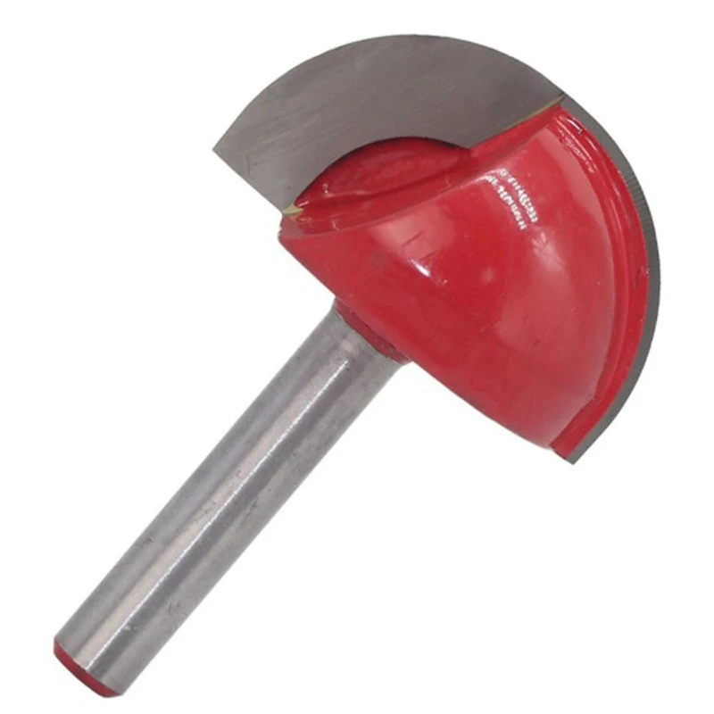 Fresa de punta de bola de vástago de 6Mm, juego de brocas para enrutador de madera, fresa CNC de ranura redonda, núcleo de radio, carpintería de carburo sólido