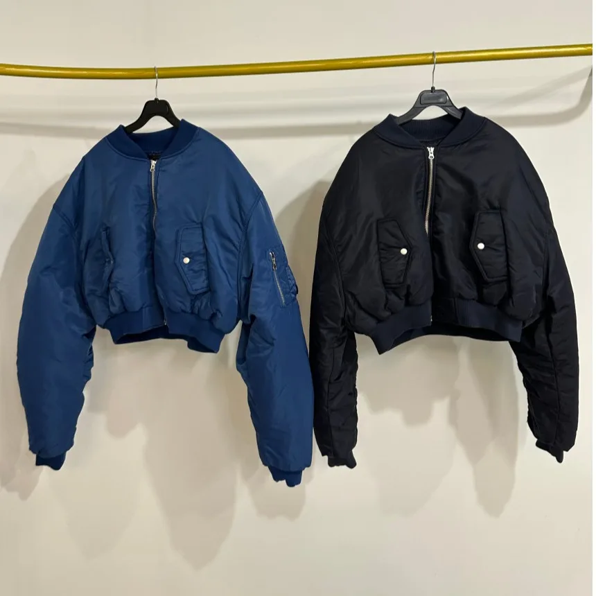 Jaet ort – manteau de Baseball en coton pour femmes coréennes, ample et chaud, rétro, haut ort, vêtements d'hiver polyvalents